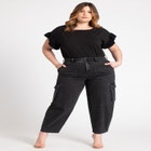 Ruffle Sleeve Tee image number null