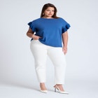 Ruffle Sleeve Tee image number null