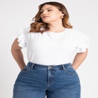 Ruffle Sleeve Tee image number null