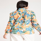 Printed Tie Neck Blouse image number null