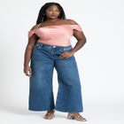 Off The Shoulder Cowl Neck Blouse image number null