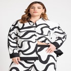 Stripe Detail Printed Top image number null