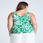 Intarsia Sweater Tank image number null