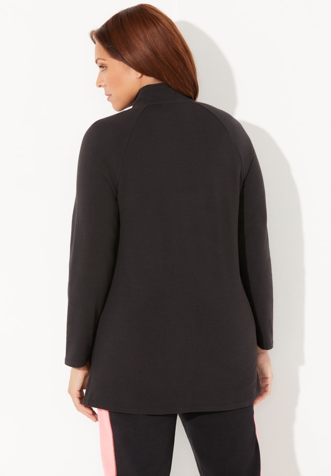 Glam French Terry Active Jacket image number 1