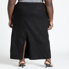 Linen Column Skirt image number null