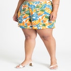 High Waisted Print Short image number null