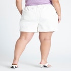 Fashion Pleated Shorts W/ Elastic Waistband image number null