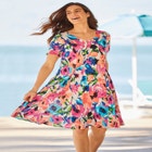 Short Crinkle Dress image number null