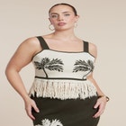 Fringe Crop Top image number null