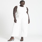 Bustier Stitch Crop Sweater Top image number null