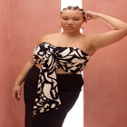 Tie Front Scarf Top image number null