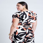 Shoulder Tie Crop Top image number null