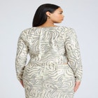 Sequin Cropped Cardigan image number null