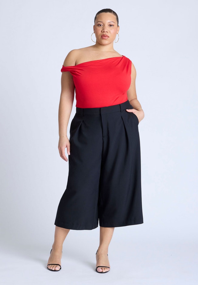 Asym Twist Sleeve Top image number 2