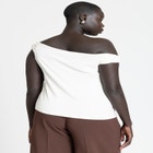 Asym Twist Sleeve Top image number null