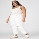 The Naomi Comfort Stretch Straight Leg Jean Crop image number null