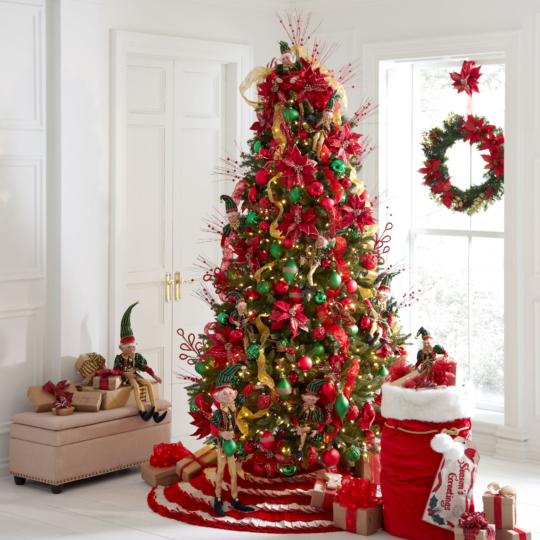 21"H Posable Christmas Elf image number 2