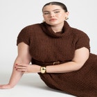 Cocoon Sweater Dress image number null