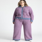 Shimmer Sweater Wide Leg Pant image number null