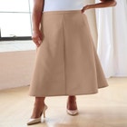 Plus Size Bend Over&reg; A Line Skirt image number null