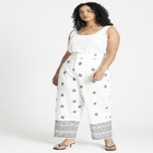 Embroidered Ankle Pant image number null