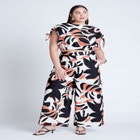Wide Leg Printed Pant image number null