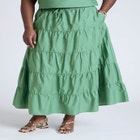 Tiered Maxi Skirt image number null