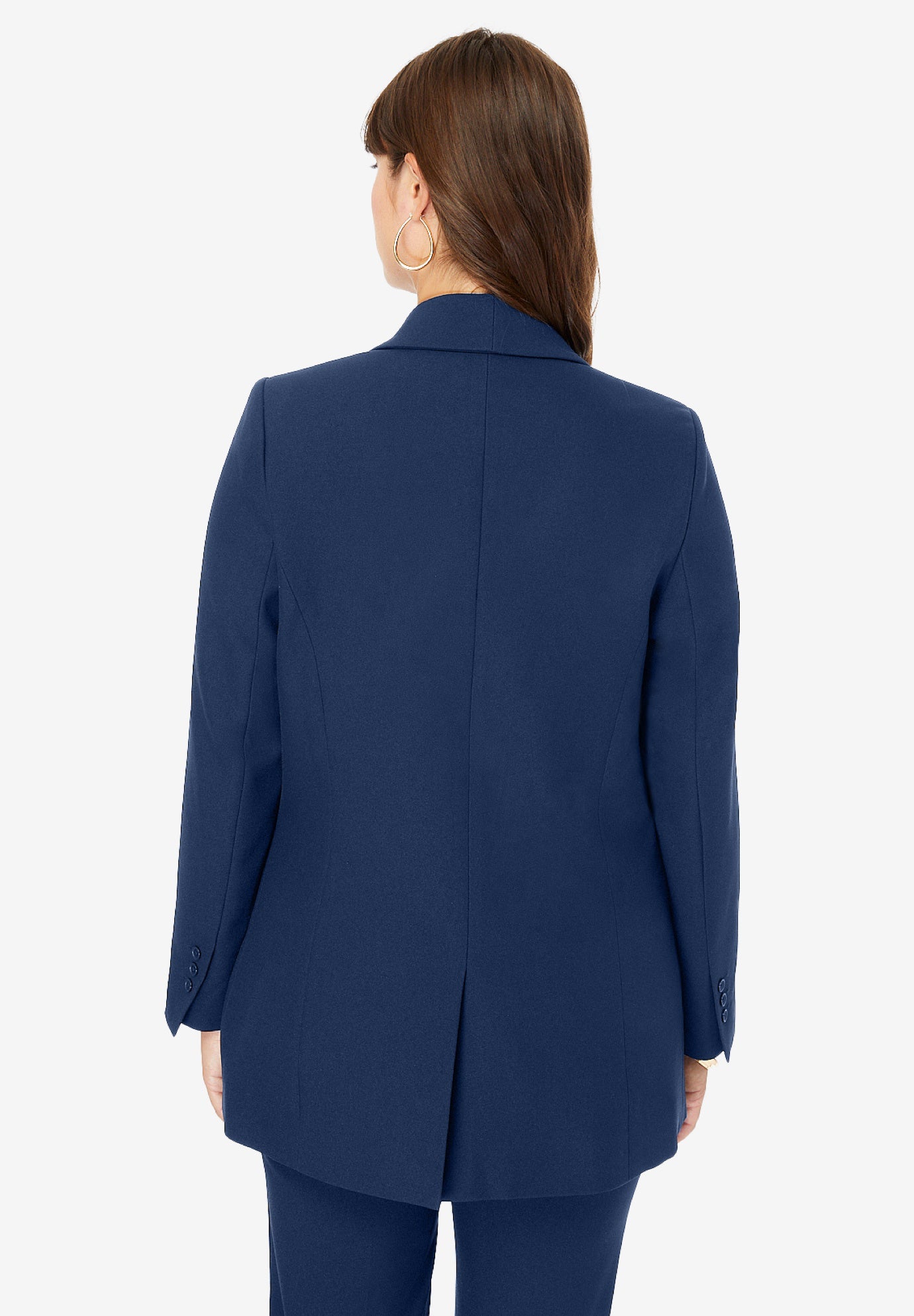 【WONDER WONDER】Lodi Basic Two-Button Blazer Jacket The Ultimate Stretch Long Two Button Blazer | ELOQUII