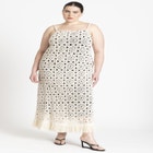 Fringe A-Line Dress image number null