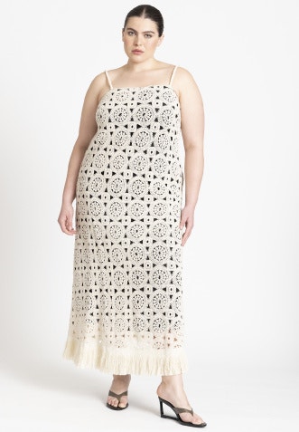 Fringe A-Line Dress image number 1