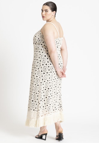 Fringe A-Line Dress image number 2