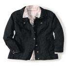 Long Stretch Denim Jean Jacket image number null