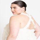 Floral Texture Maxi Dress image number null