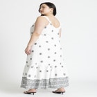 Embroidered Relaxed Maxi Dress image number null