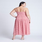 Smocked Tiered Maxi Dress image number null