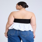 Peplum Tube Top  image number null