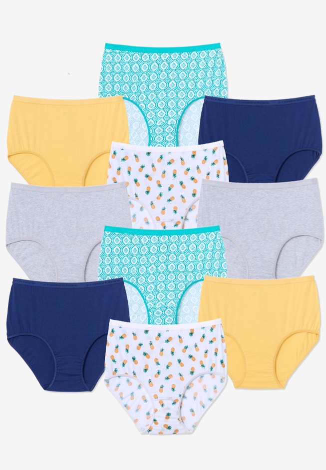 Full Coverage Cotton Brief 10-Pack image number 0