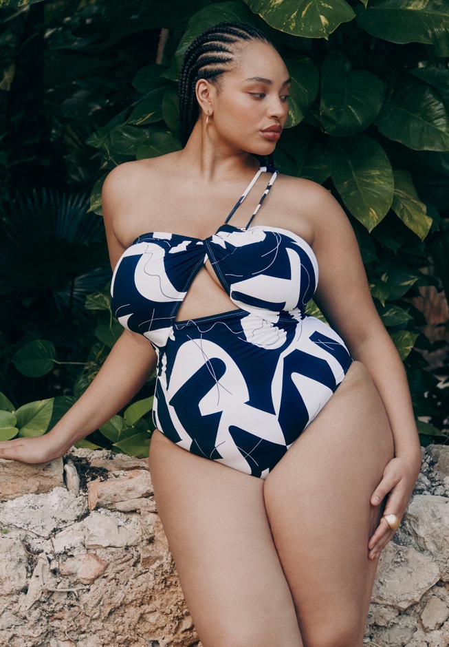 String One Shoulder With Front Cut-Out image number 0