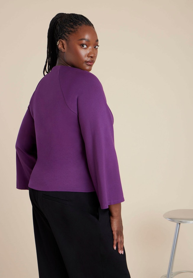 Square Neck Seam Detail Top image number 1