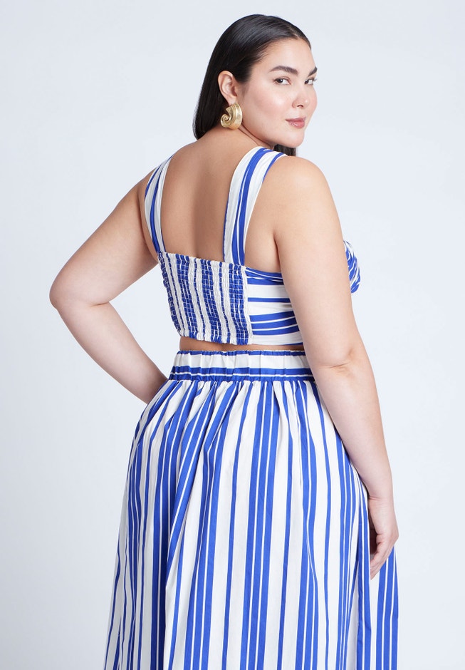 Split Strap Crop Top