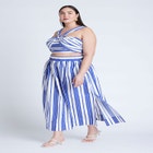 Split Strap Crop Top image number null