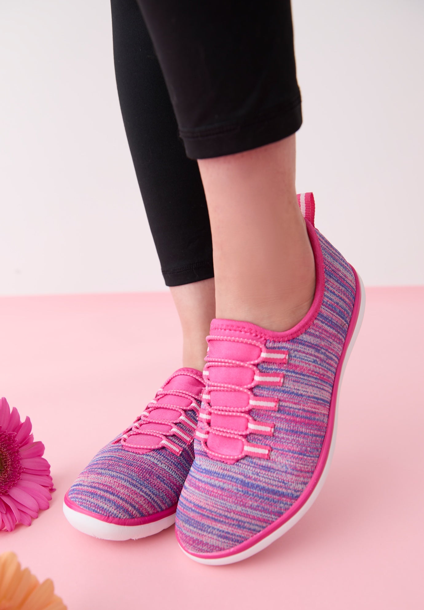 The CV Sport Ariya Textured Knit Slip On Sneaker