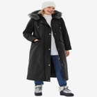 Long Hooded DTM Faux Down Parka Coat image number 0