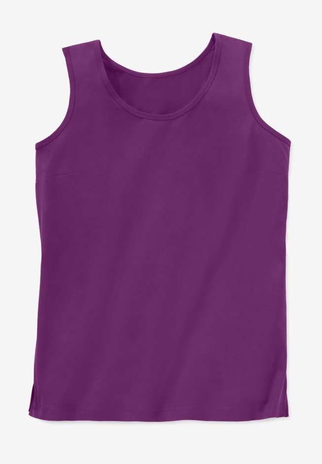 Perfect Printed Scoopneck Tank image number 3