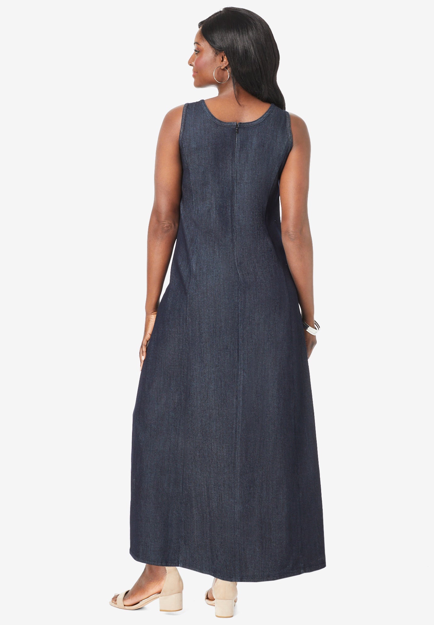 Denim Maxi Dress image number 3