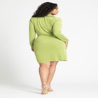 Strong Shoulder Mini Dress image number null