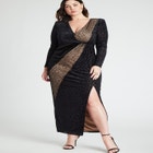 Patchwork Maxi Dress image number null