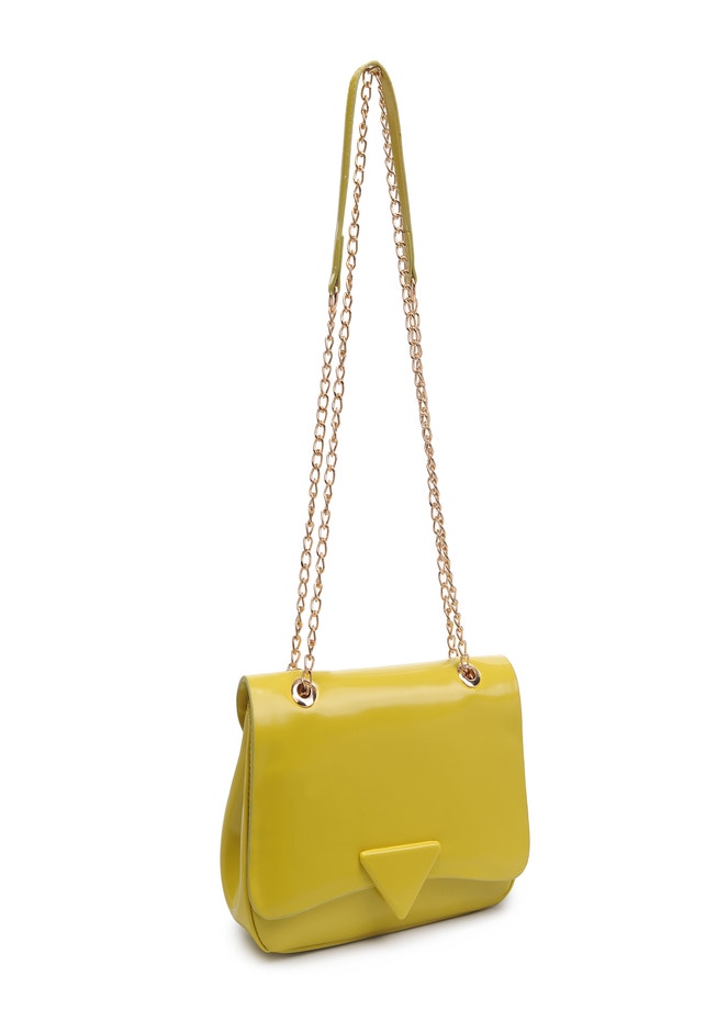 Triangle Detail Flap Bag image number 4