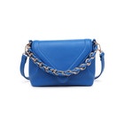 Pointed Detail Flap Bag With Chain image number null