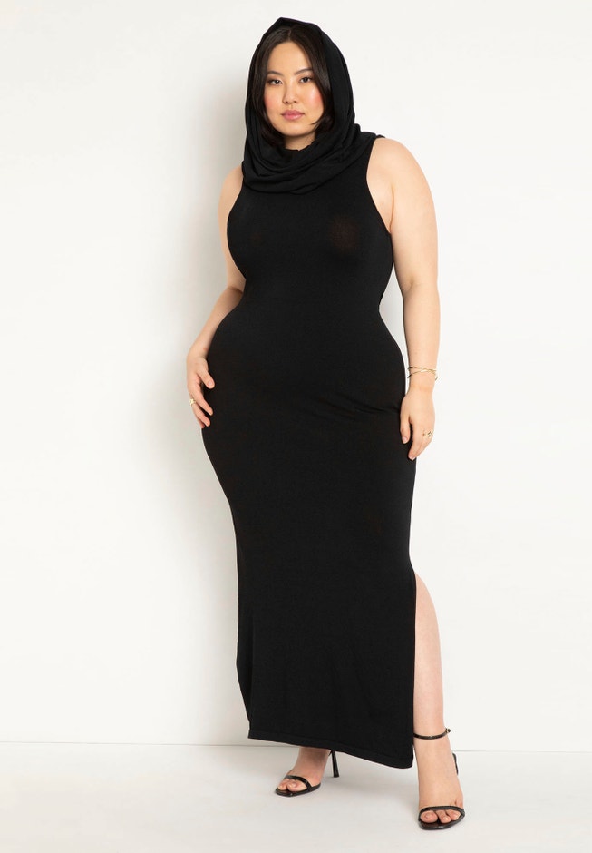 Sleeveless Hooded Dress image number 1